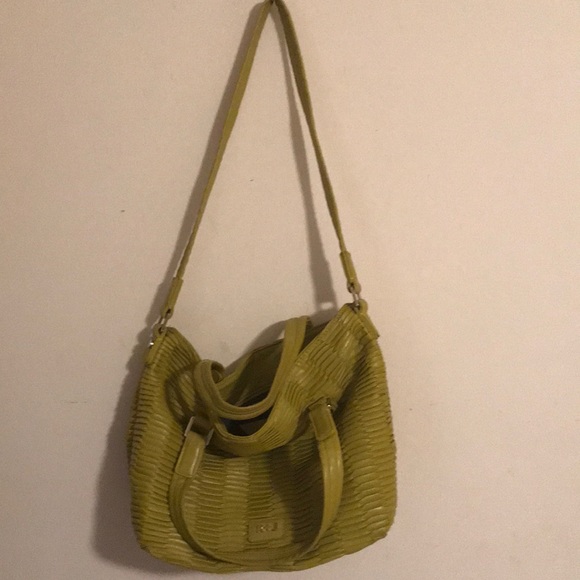 R & J Neon Green Shoulder Bag - Picture 9 of 14
